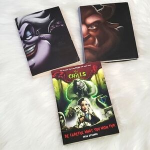 Disney Chills Chapter Book Bundle of 3 Ursula Beast & Cruella Novels
